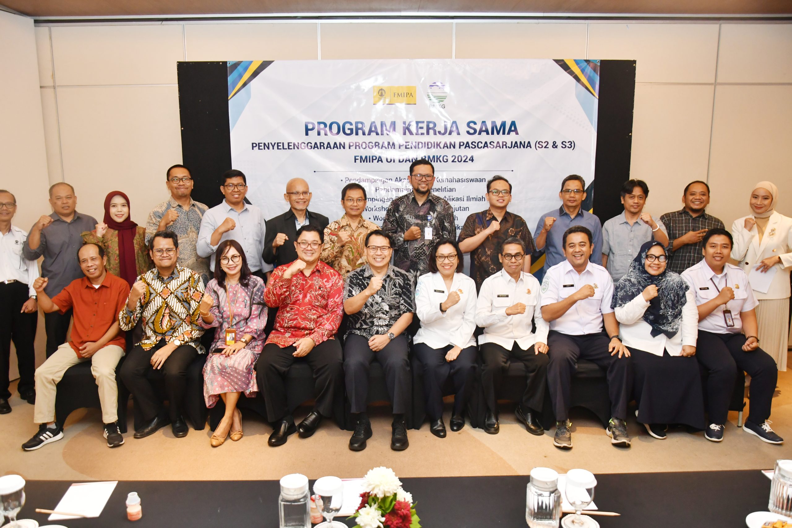 FMIPA UI – BMKG Gelar Rapat Monitoring dan Evaluasi Capaian Kerja Sama ...